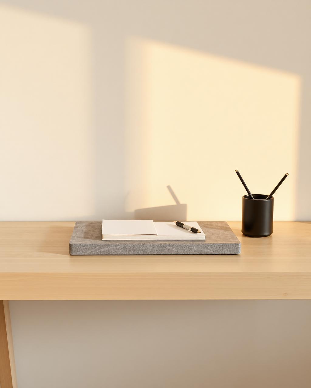 Desk & Workspace organisation still life